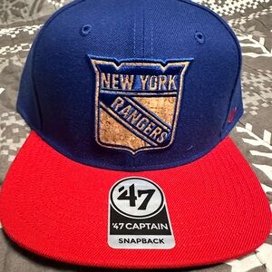 ‘47 Original captain snapback Rangers Hat. New with tags